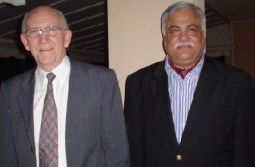 John Miles (esposo da Embaixadora da Guiana) e Muhammad Haroon Shaukat (Embaixador Paquistão) - Foto: Agência Brasileira de Notícias / Brazilian News Agency (ABN)
