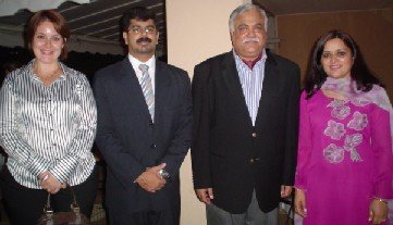 Maria Luciana Rincón y Tamanini (Secretária do Embaixador e Tradutora da Embaixada do Paquistão), Ali Haider Altaf (Primeiro Secretário da Embaixada do Paquistão), Muhammad Haroon Shaukat (Embaixador do Paquistão) e Uzma Shaukat (Embaixatriz do Paquistão) - Foto: Agência Brasileira de Notícias / Brazilian News Agency (ABN)
