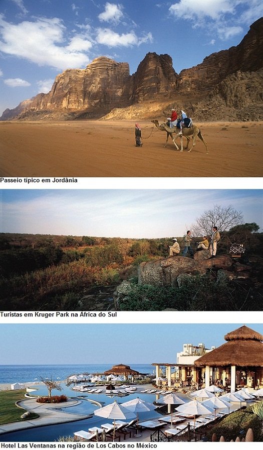F�rias com toda a fam�lia nos lugares mais belos do mundo: JORD�NIA, �FRICA DO SUL e M�XICO